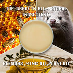 SALTY FISH All-Natural Leather Conditioner and Cleaner,Made with Mink Oil Beeswax,Protect Soften Waterproof Leather Furniture