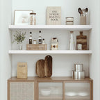 Vivelove Single Floating Shelves 48 Inches, 48 x 10 inch Deep x 1.8 in Thick, Long Wall Shelves Heavy Duty 80 lbs for Bedroom