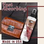 8oz Leather Purse Cleaner & Conditioner – 3-in-1 Spray for Handbags, Designer Bags & Luxury Purses – Deodorizes, Cleans, Cond