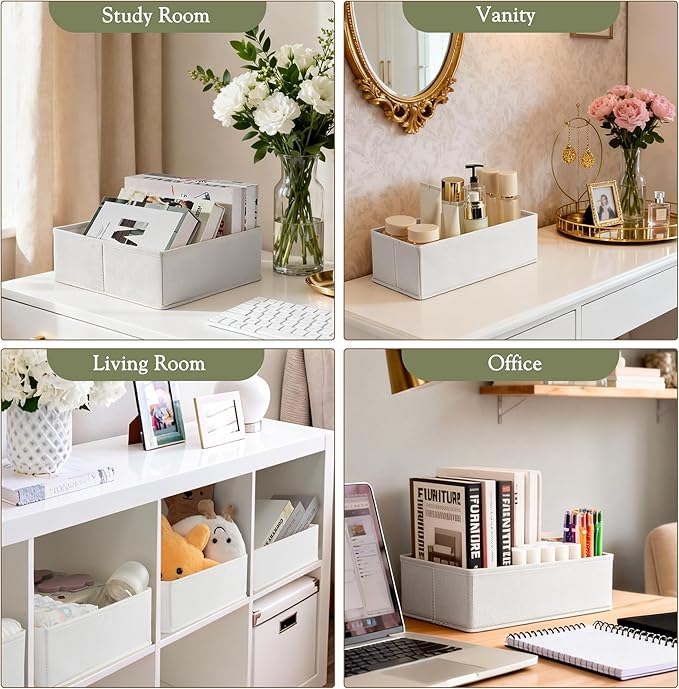 Criusia Drawer Organizers 18-Piece Set, Dresser Organizer for Baby Clothes, Foldable Closet Storage & Drawer Dividers for Und