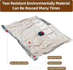 15 Pack Vacuum Compression Bags for Travel, Carry-on Size Seal Packing Cubes for Luggage,Vacuum Storage Bags, Space Saver for