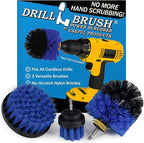Drillbrush Boat Accessories – Kayak Cleaning Kit – Boat Cleaning Brush Kit – Marine Scrub Brush Attachment for Drill – Rotary