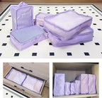 Packing cubes for Travel Luggage Organizer Bags 6 Set Packing Cubes for Suitcases Travel Essentials for Carry on Mesh Suitcas