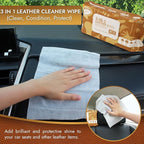 Air Jungles Car Interior Cleaning Wipes Set 210 Count, XL 8" x 10" Wipe for Car Leather Seat, Windshield Window Mirror Cleani