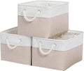 15x11x9.5 Inch Storage Baskets for Shelves,3 Pack Storage Bins，Foldable Organizer Boxes, Decorative Storage Basket for Organi