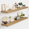 Vivelove 36 Inch Floating Shelves for Wall, 9" Deep Display Shelves for Bathroom Living Room Kitchen Bedroom Office Farmhouse