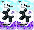 Little Pup 96605 Black Velvet Scent, Car Air Freshener, Clips to A/C Air Vent, Alcohol-Free Fragrance Oil, Non-Hazardous and 