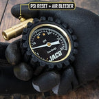 JACO FTX-30 Low Pressure Presta Tire Gauge for Bikes (Max 30 PSI) | Fatbike & MTB Series
