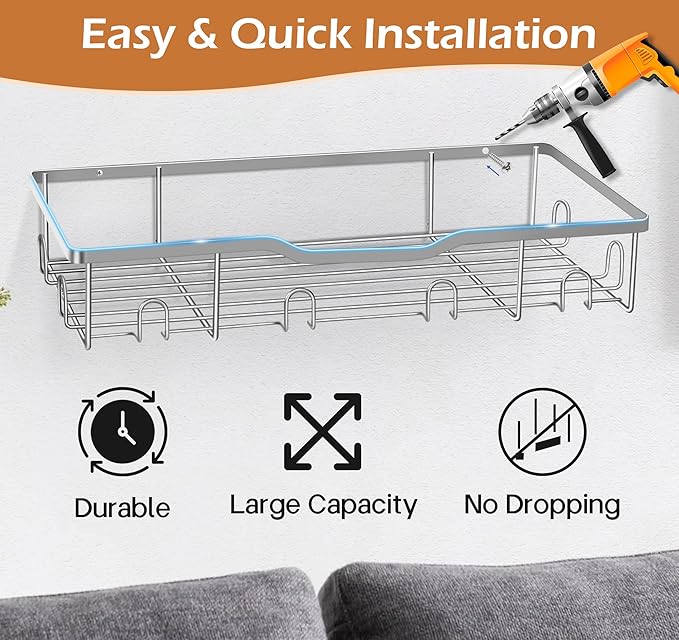 KEETDY Metal Hat Racks for Baseball Caps Wall Hat Organizer Fit 48 Caps Holder, 2 Packs Sturdy Wall Mounted Snapback Storage 