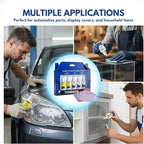 Plastic Scratch Remover & Polish Kit, 3-Level Plastic Restorer for Light to Heavy Scratches, Improves Clarity on Headlight Covers, Acrylic, Plexiglass & Plastic Surfaces, 5-Piece Set (150ml Total)
