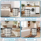 Cute Lion Laundry Basket Collapsible Laundry Hamper Clothes Toy Storage Bin for Bathroom Bedroom Room Decor 16" X 20.8"