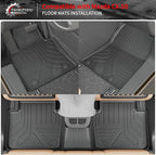 Floor Mats Compatible with 2023 2024 2025 2026 Mazda CX50 Trunk Mat Cargo Liner TPE All Weather Back Seat Cover Protector 2024 CX-50 Accessories (Trunk Mat+Backrest Mats+Floor Mats)