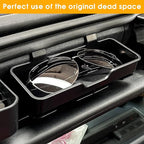 Sunglass Holder Card Storage Box for Ford Bronco 2021 2022 2023 2024 2025 2026 2 Door 4 Door Sunglasses Glasses Holder Sunglasses Mount Sun Visor Organizer Interior Accessories