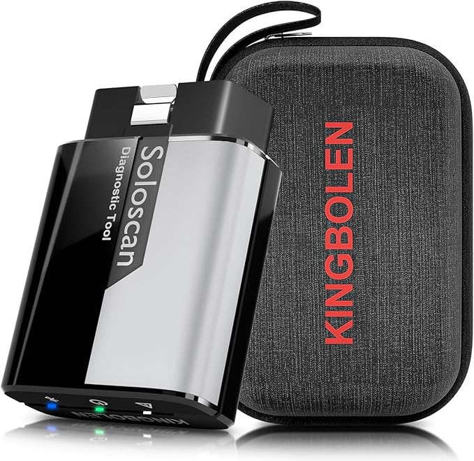 KINGBOLEN Soloscan for Land Rover Jaguar OBD2 Scanner Bluetooth, All Reset Service, Bidirectional Scan Tool for iOS & Android,