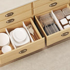 Lifewit 6" Tall 5 Pack Drawer Dividers, 30-47cm/11.5-18.5" Expandable Drawer Divider for Clothes, Adjustable Dresser Drawer O