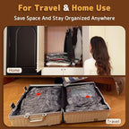 Vacuum Bags for Travel with Wireless Rechargeable Pump, Compression Space Saver Bags for Clothing, Luggage & Suitcase, 15 Com