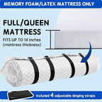Storage Master Vacuum Storage Bag for Queen Full Size Mattress - Ideal for Memory Foam and Latex Up to 14 Inches - Designed f