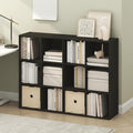 Furinno PELLI Book Shelf, 12-Cube Bookshelf, Cube Storage Organizer Bookcase, 11.7 x 47.6 x 36, for Living Room, Bedroom, Hom