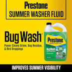 Prestone Bug Wash Windshield Washer Fluid, 1 Gallon