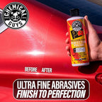 Chemical Guys C4 & P4 Clear Cut Correction Compound and Precision Paint Perfection Polish Combo - Removes Scratches, Swirls, Towel Marks, and Etching, Restores Gloss, Polishing Kit - 2 x 16 oz