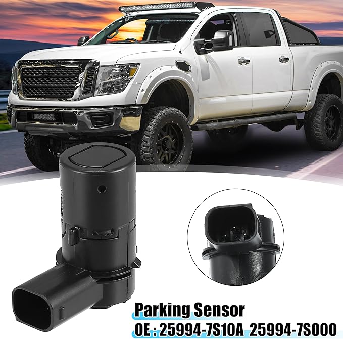 X AUTOHAUX 4 Pcs Car Bumper Reverse Parking Assist Sensor for Nissan Titan Armada 2005 2006 2007 2008 2009 2010 2011 25994-7S
