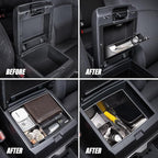 Center Console Organizer (3-piece set) for Tacoma 4th Gen (2024-2026) - Not for Hybrid - for Tacoma Accessories