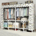 Portable Wardrobe Closet For Hanging Clothes, Installation-free Wardrobe, One-piece Folding Design,closet Organizer System,wa
