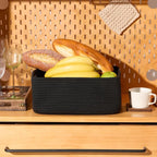 MiniArk Small Storage Baskets for Organizing | Closet Organizer Bins | Shelf Toy Basket | Woven Rope Baskets | Cube Decorativ