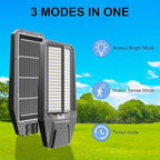 loyoele Ultra-Bright Solar Street Light with Motion Sensor,12000W Commercial Outdoor Solar Security Light, IP67 Waterproof, Dusk-to-Dawn LED Flood Light for Yard, Parking Lot, Driveway, Barn, Garden