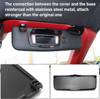 Jaronx Compatible with Porsche Sun Visor Mirror Cover, Left/Right Sun Visor Vanity Mirror Cover Replacement Compatible with Boxster Cayman 981/718 2014-2025, Compatible with Carrera 911 2012-2025