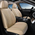 Coverado Seat Covers Front Seats, Waterproof Car Seat Covers, Luxury Leather Seat Covers for Cars, Automotive Seat Covers Lea