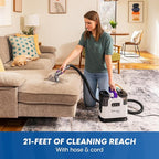 Vacmaster 500 Series Heated Carpet & Upholstery Spot Cleaner Machine, 16Kpa Power Suction with Versatile Tools for Pets, Area