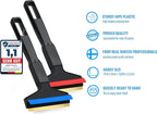 L&P Car Design A053-2 Set of 2 Pieces ice Scraper Murska 210mm ice Scraper Brass Scraper 90mm from Finland