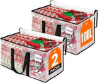 RoomHacks Clear Heavy Duty Extra Large Moving Bags, Reinforced Handle and Double Zipper Storage Bags, Packing Bags Alternativ