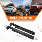 Car Seat Gap Filler - Seat Side Gap Filler with Organizer & Hook Prevent Items from Falling Universal Fit Car SUV Truck, Pack of 2 Black