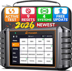 2026 FOXWELL NT716 Bidirectional OBD2 Scanner, 4-System Diagnostic Tool for ABS, SRS, Transmission & Engine, 9 Reset, ABS