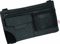 BELL Automotive 22-1-33225-8 Black Ostrich Visor Organizer, One Size, Storage Alternative