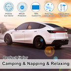TINGLU Window Shades for Tesla Model Y Juniper 2025 2026 Accessories Car Side Full Windows Rear Triangular Windshield Sun Shade Sun UV Rays & Privacy Protection for Camping,Napping,Relaxing 8PCS