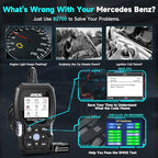 ANCEL BZ700 Mercedes Benz Sprinter Smart OBD2 Scanner, Full System Automotive Car Code Reader with All Reset Services,