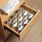 ROUFA Sock Drawer Organizer for Dresser, Honeycomb Underwear Dividers for Women, Panty Separator for Bras, Socks, Belt and Le