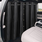 XCBYT Car Privacy Curtains - Van Curtians with Stainless Steel Adjustable Length Crossbar Car Window Shades for Van SUV Truck for Travel Nap Camping