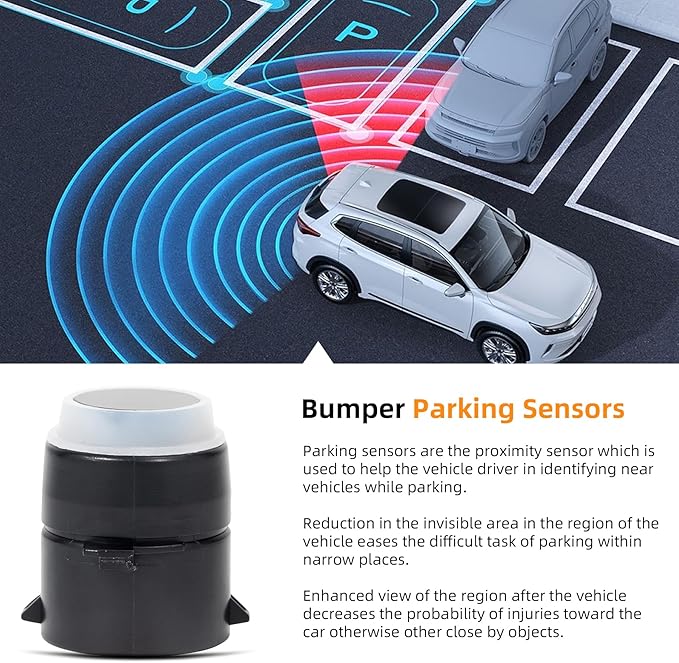 DEAL AUTO ELECTRIC PARTS Front/Rear PDC Parking Assist Sensors, Compatible with Jeep Chrysler Dodge - Journey Durango Ram 150