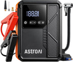 AstroAI Beta822 3000A Jump Starter with Air Compressor, 150PSI Portable Tire Inflator with Auto-Shutoff, 12V Car Battery