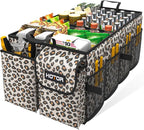 HOTOR Trunk Organizer - Car Organizer, Foldable Trunk organizer for SUVs & Sedans, Sturdy Car Organization for Car Accessories