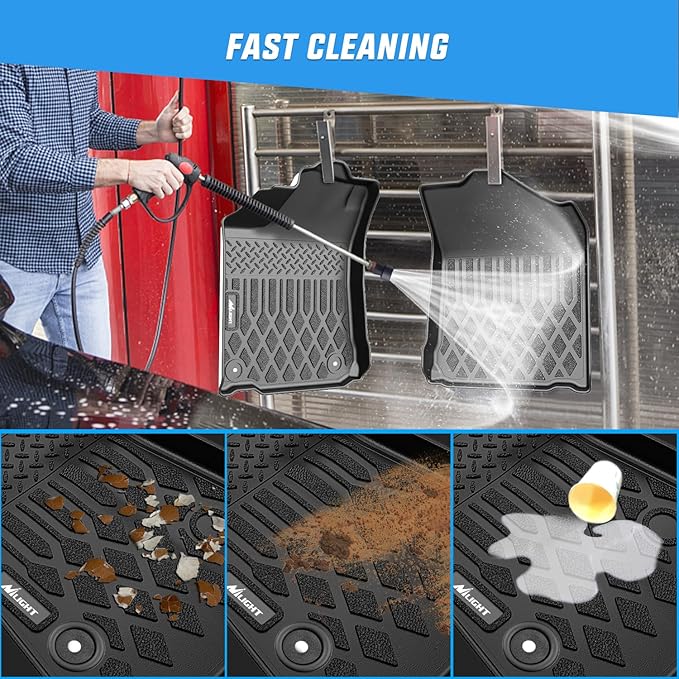 Nilight TPE Floor Mats for Toyota Avalon 2013 2014 2015 2016 2017 2018 All Weather Custom Fit Heavy Duty Floor Liners