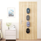 HapiRm Over Door Hat Rack - Hat Organizer with 4 Hooks Design, Hanging Baseball Cap Organizer Storage Holds Up to 20 Caps for