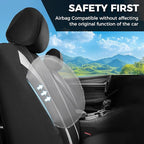 FLORICH Car Seat Covers Front Seat, Leather Seat Covers for Cars, Waterproof Car Seat Protector Breathable, Front Seat Covers