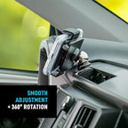 Nite Ize Steelie Squeeze Dash Kit - Magnetic Cell Phone Holder for Car Dashboard - Adjustable Phone Holder for Cars - Compatible with Apple MagSafe iPhones & Accessories