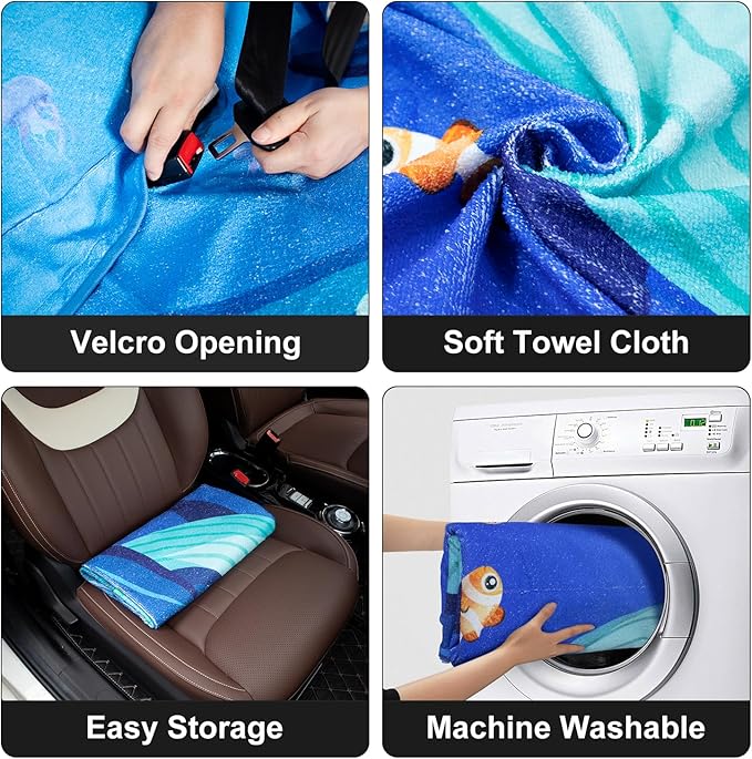 Waterproof Sweating Car Seat Cover for Post Gym Workout, Running, Swimming, Beach and Hiking, Universal Fit Non-Slip Bucket S