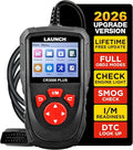 LAUNCH Professional OBD2 Scanner Diagnostic Tool CR3008 Plus,One-Click I/M,Lifetime Update Code Reader,Enhanced Check Engine